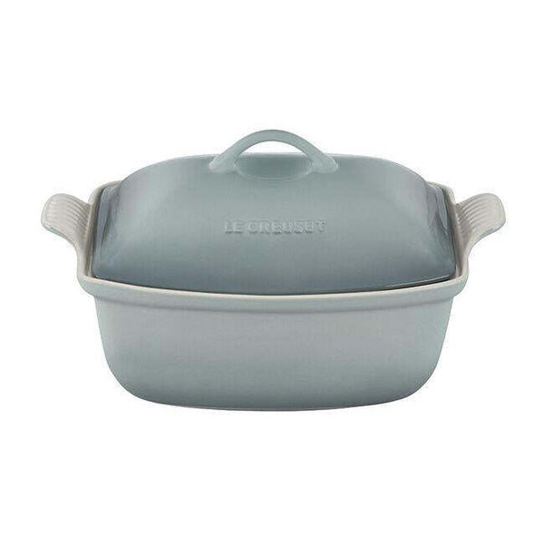 Le Creuset Stoneware Heritage 4.5qt Deep Covered Baker - Sea Salt