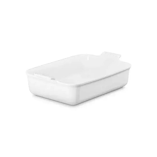 Le Creuset Heritage 6.75qt Deep Rectangular Lasagna Dish - White