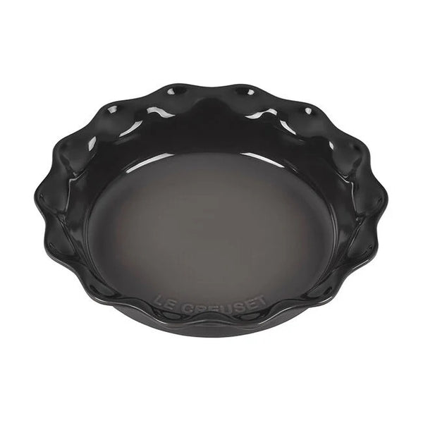Le Creuset Stoneware Heritage Fluted 9" Pie Dish - Oyster