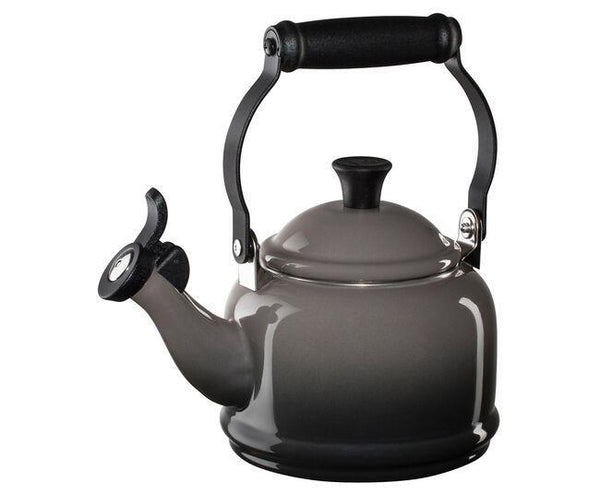 Le Creuset Carbon Steel 1.25qt Demi Kettle - Oyster Super Saver (Black Knob Style is Disc)