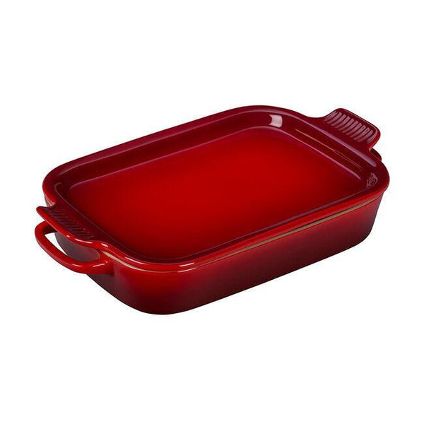 Le Creuset Stoneware 3qt Baking Dish with Platter Lid - Cerise (Red)