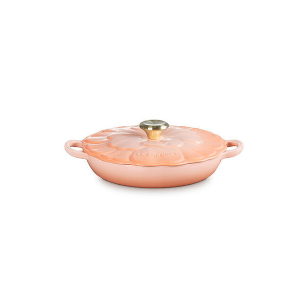 Le Creuset Signature Cast Iron 2.25qt Petal Braiser - Peche