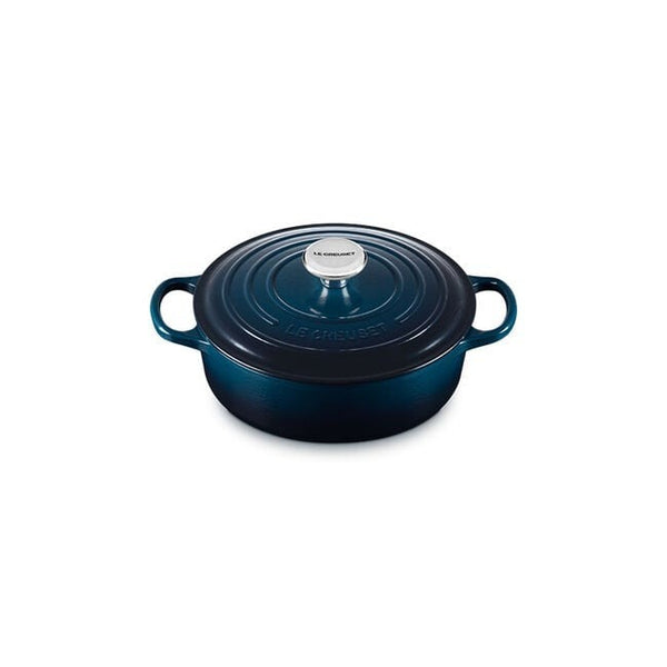 Le Creuset Signature Cast Iron 3.5qt Round Wide Oven - Nuit