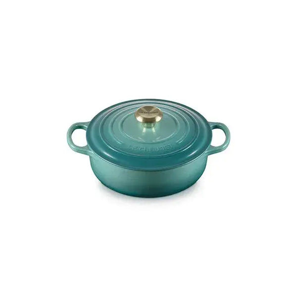 Le Creuset Signature Cast Iron 3.5qt Round Wide Oven - Riviera