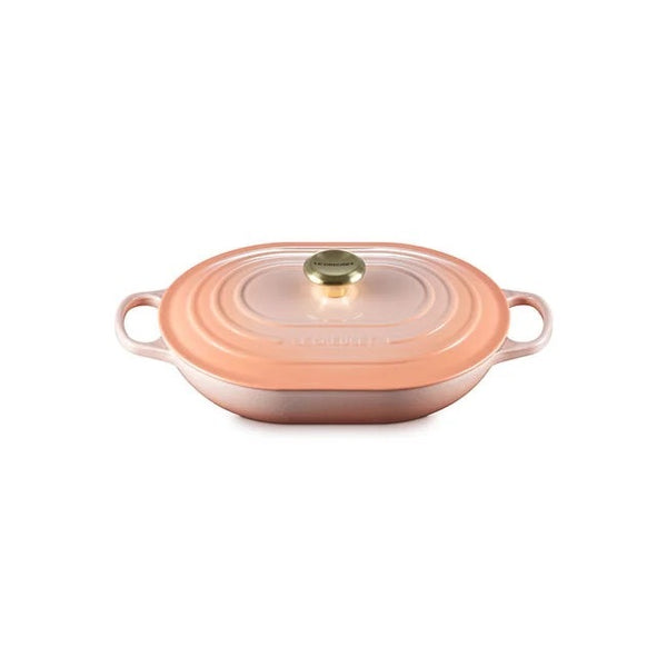 Le Creuset Signature Cast Iron 3.75qt Oval Casserole - Peche