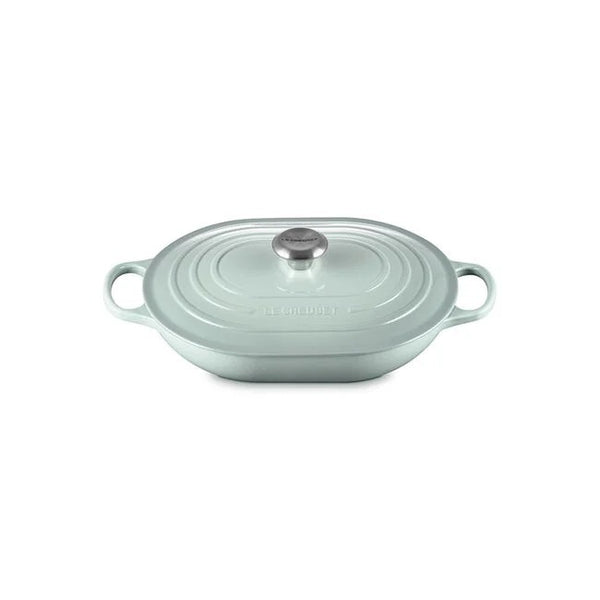 Le Creuset Signature Cast Iron 3.75qt Oval Casserole - Sea Salt