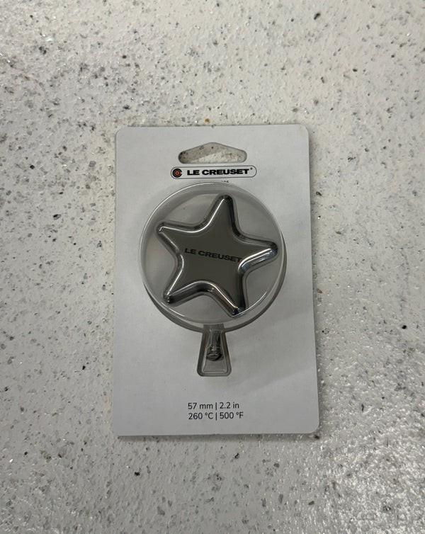 Le Creuset Signature Stainless Steel Star Knob - Large (57mm) Stainless Steel