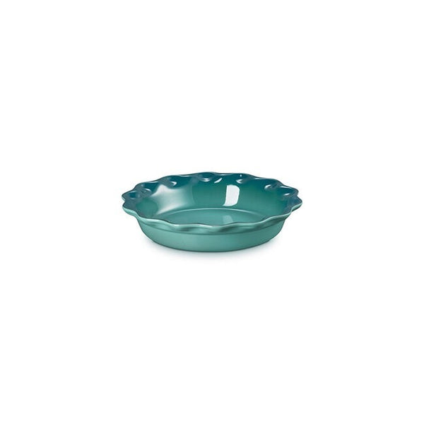 Le Creuset Stoneware Heritage Fluted 9" Pie Dish - Riviera
