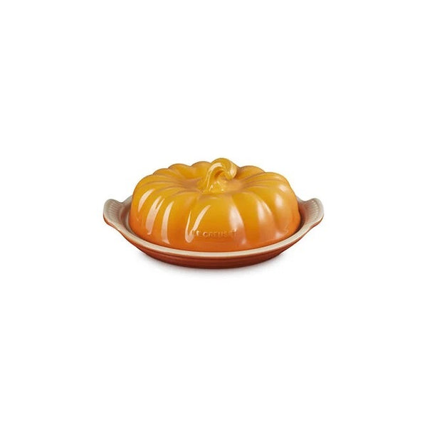 Le Creuset Stoneware Pumpkin Butter Dish - Persimmon