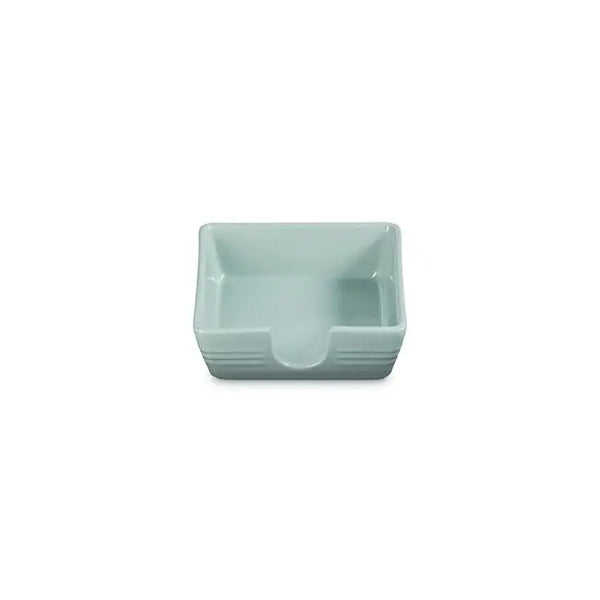 Le Creuset Stoneware Signature 6" Cocktail Napkin Holder - Sea Salt