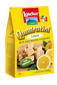 Loacker Wafers Quadratini Lemon 8.82oz/250g