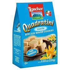 Loacker Wafers Quadratini Vanilla 8.82oz/250g