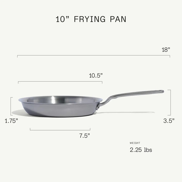 'Made In' Stainless Clad 10" Fry Pan