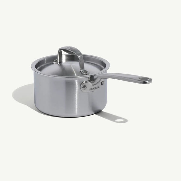 'Made In' Stainless Clad 2qt Saucepan w/Lid