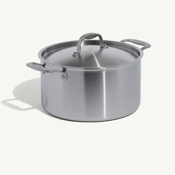 'Made In' Stainless Steel 8qt Stock Pot w/Lid