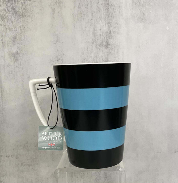 Mug Blue/Black Stripe