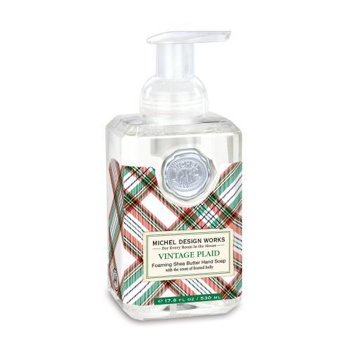 Vintage Plaid Foaming Soap