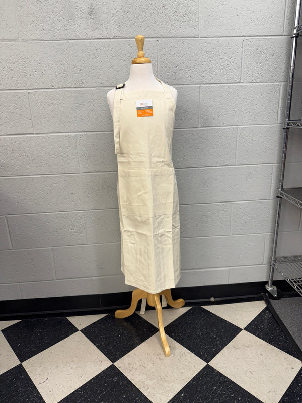 Mu Kitchen Adult Classic Chef's Apron - Linen