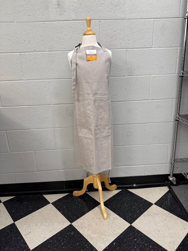 Mu Kitchen Adult Classic Chef's Apron - Nickel
