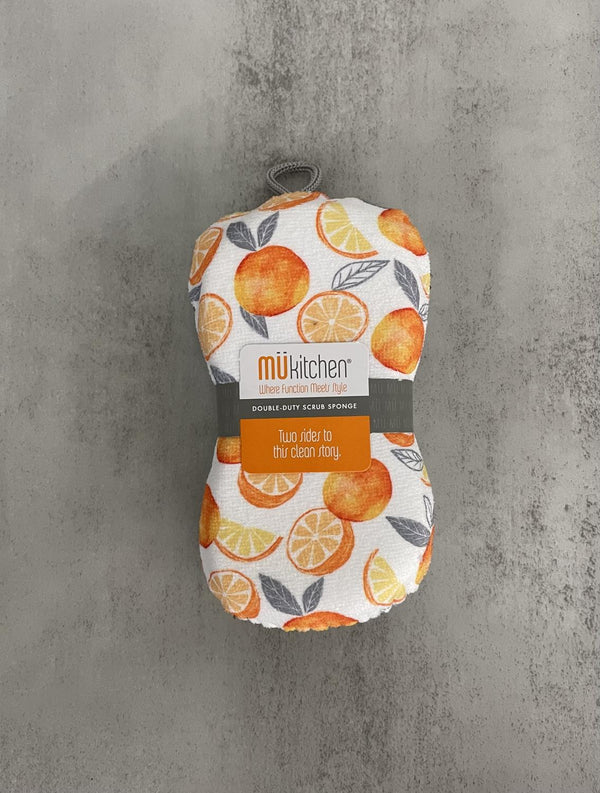 Mu K Sponge/Scrub Orange Grove