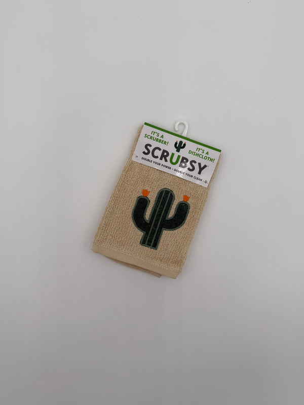 Mu Kitchen Scrubsy Dishcloth - Cactus