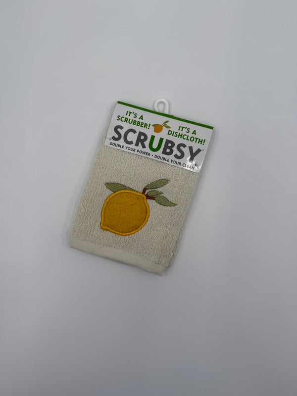Mu Kitchen Scrubsy Dishcloth - Lemon Tree