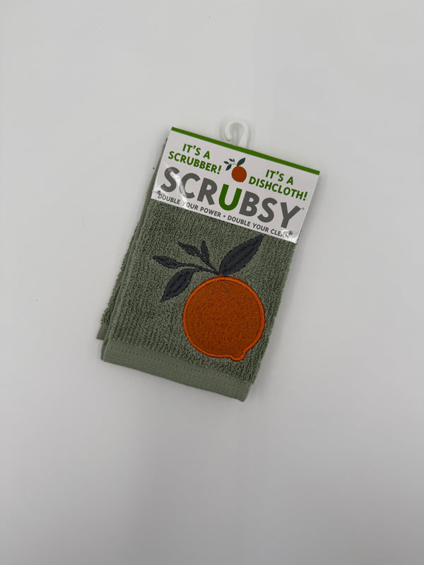 Mu Kitchen Scrubsy Dishcloth - Orange Tree
