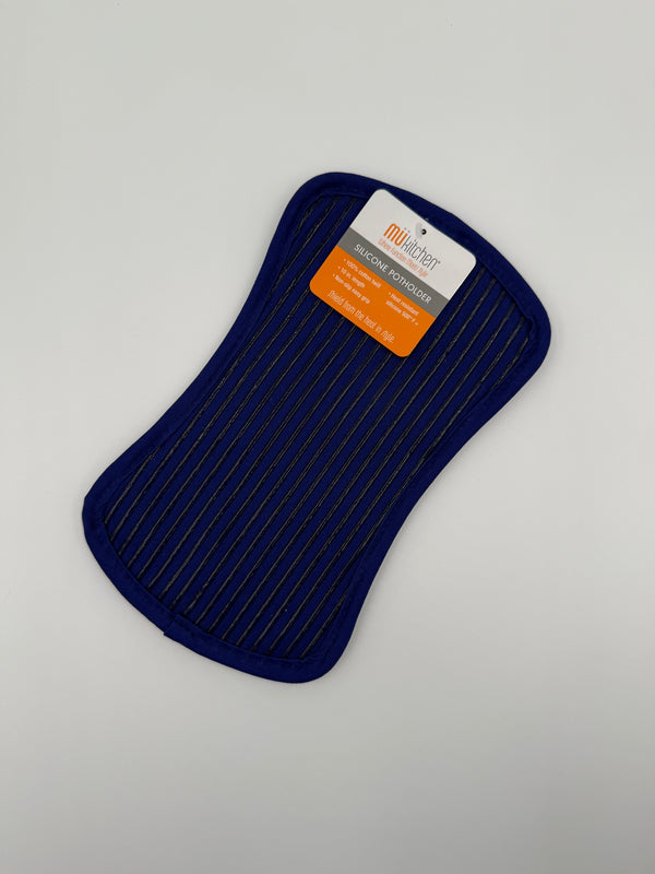 Mu Kitchen Silicone Potholder - Ink Blue