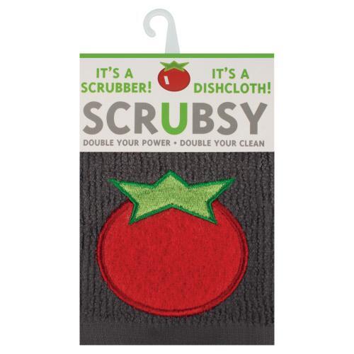 Mu Kitchen Scrubby Dish Cloth - Tomato