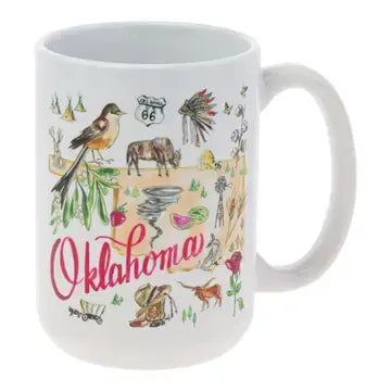 Mug Oklahoma (state collection by Rosanne Beck) 15oz