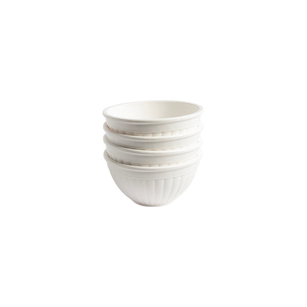 Nordic Ware 4 Piece Prep & Serve Bowl Set - White