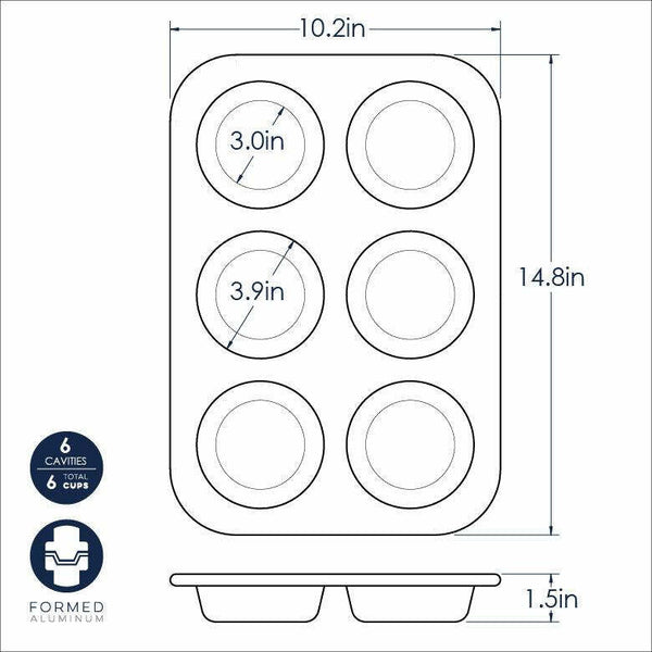 NW Jumbo Coffee Shop Muffin Pan