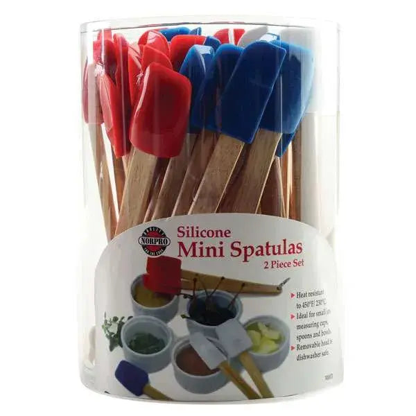 Norpro Mini Silicone Spatula Set of 2