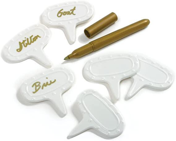 Porcelain Marker Set/6 with Pe n