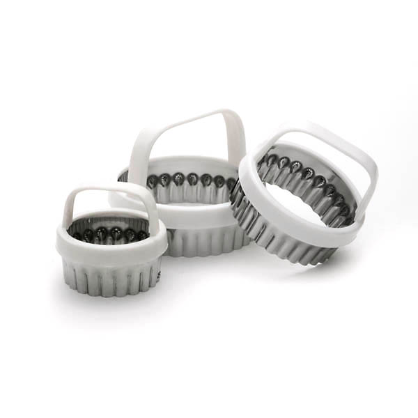 NORPRO BISCUIT CUTTERS SCALLOP SET OF 3