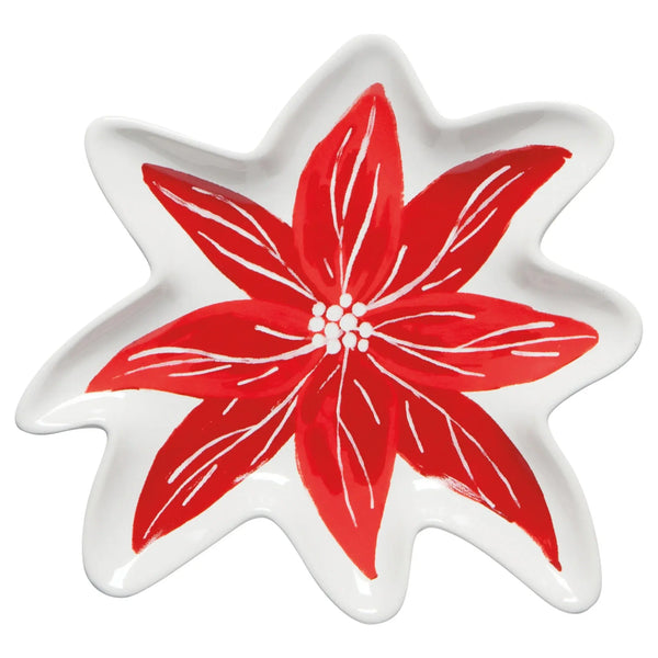 Now Designs By Danica Poinsettia Christmas Dish