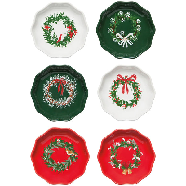 Now Designs by Danica Wreath Shaped Pinch Bowls Set of 6