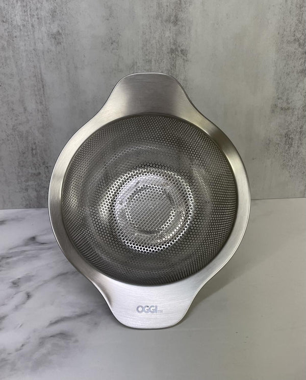 Oggi Stainless Steel 1.5qt Perforated Colander