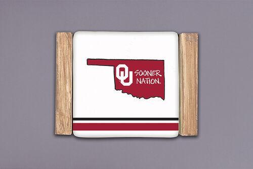 OU Coaster Set/4 Sooner Nation