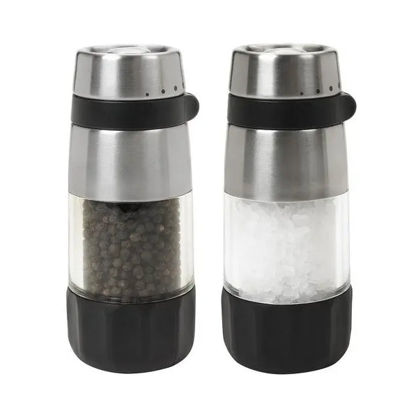 OXO Accent Mess-Free Salt & Pepper Grinder Set