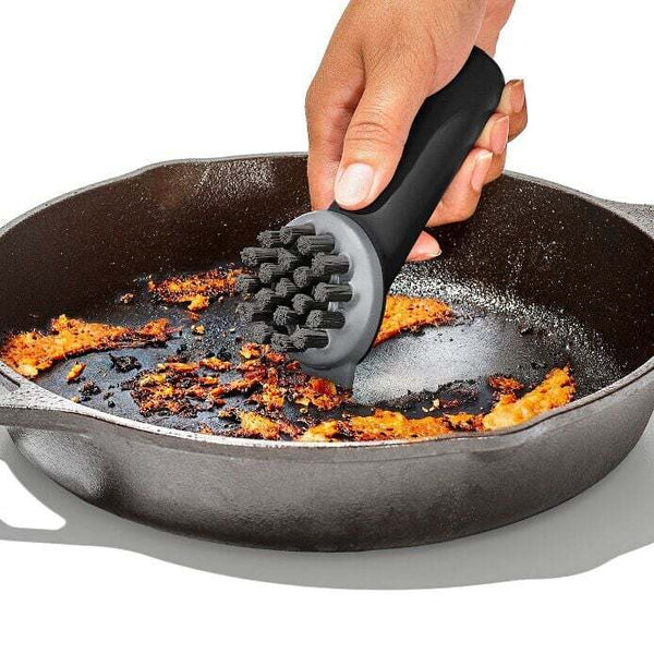 OXO Cast Iron Pan Cleaning Brush