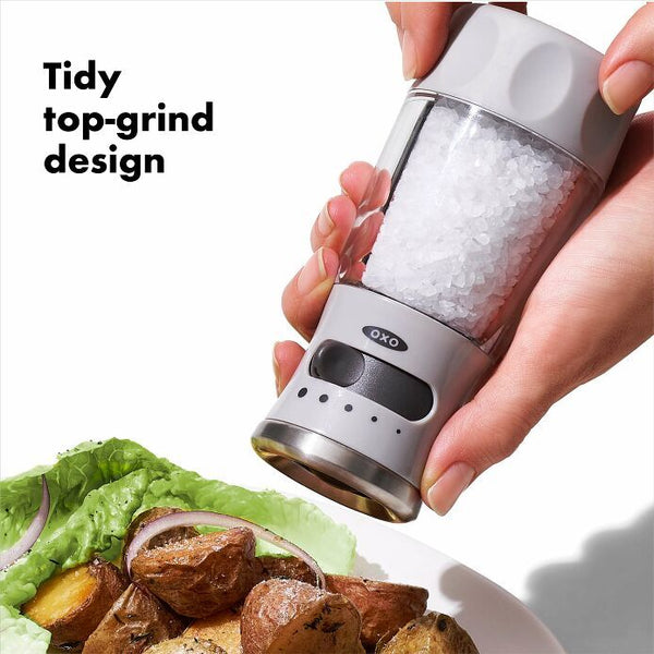 OXO Contoured Mess-Free Salt Grinder