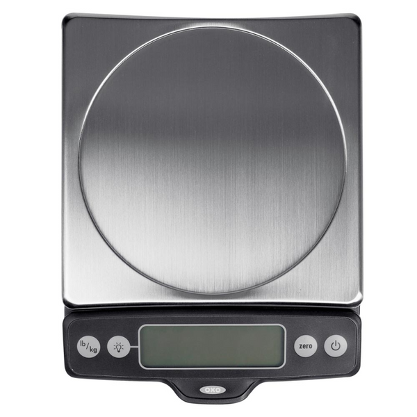 OXO 11 lb Stainless Steel Food Scale with Pull out Display