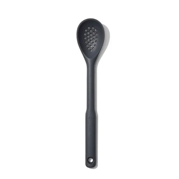 OXO Silicone Slotted Spoon - Peppercorn