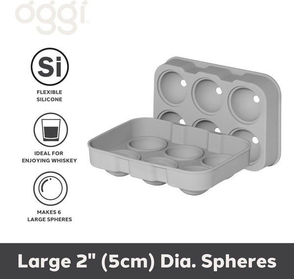 Oggi Silicone Large Ice Ball Tray