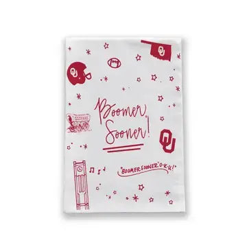 Valiant Gifts Oklahoma Confetti Tea Towel