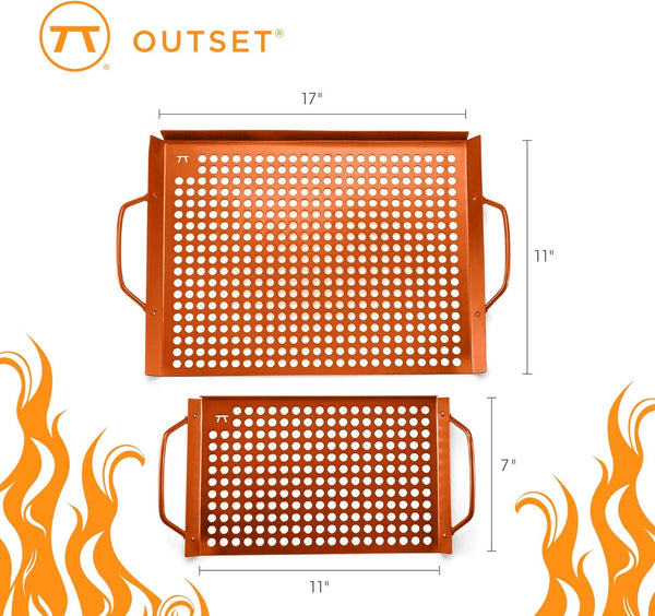 Outset Nonstick Grilling Tray Set of 2