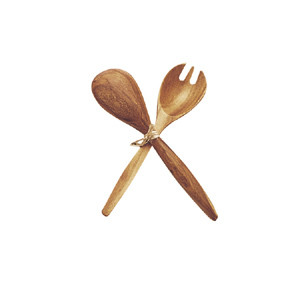 Salad Server Acacia 10" Set