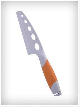 Cheese Knife Plastic Progressi White & Orange