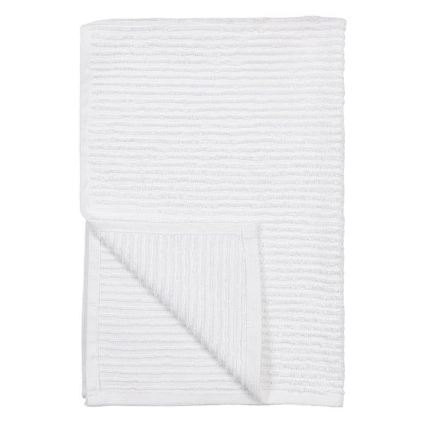 Mu Kitchen Ridged Cotton Dish Towel - White